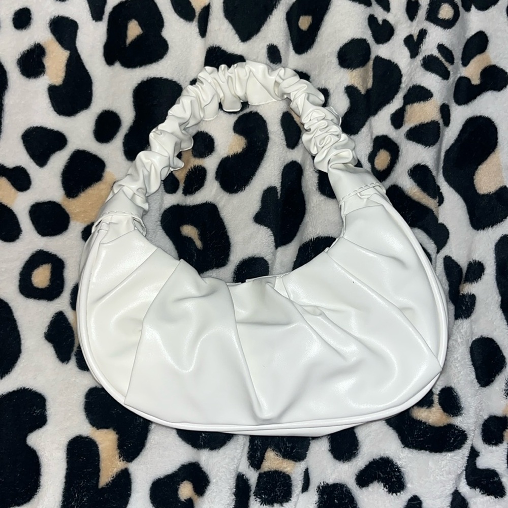 White mini shoulder/hand bag!